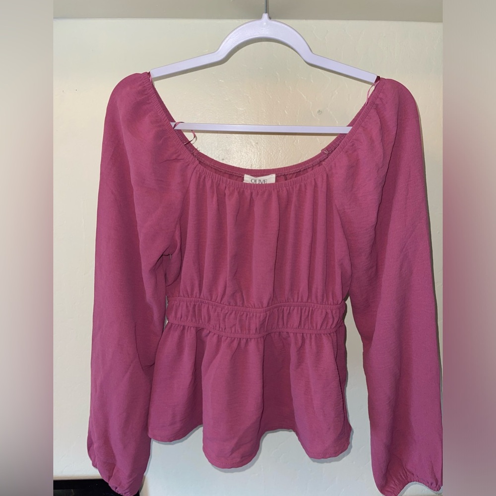 Pink blouse